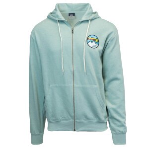 Green Retro Utah State Aggies Mountain Full-Zip Sweatshirt